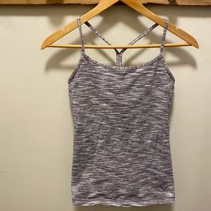 Lululemon tank with built in shelf bra size 8